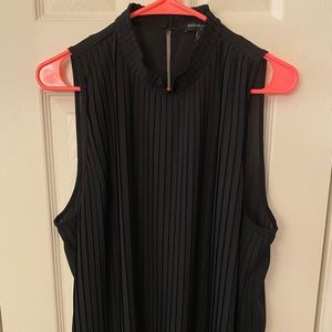 BANANA REPUBLIC Black Mock Neck Shell